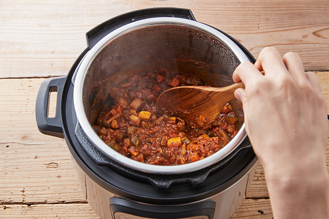 10種類の野菜の無水カレー マルチクッカーinstant Pot インスタントポット があなたのキッチンライフを変える